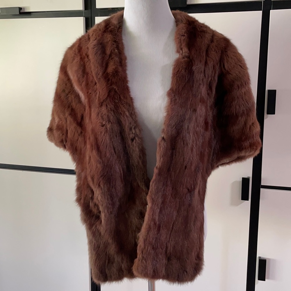 Vintage Fur shawl wrap damaged Kerrybrooke